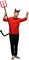 4E's Novelty 4 Pcs Black Devil Costume Set – Horns Headband, Tail, Pitchfork & Bowtie Accessories for Adults, Kids, Men & Women – Halloween Demon Costume Kit, Cosplay & Dress-Up Party Props